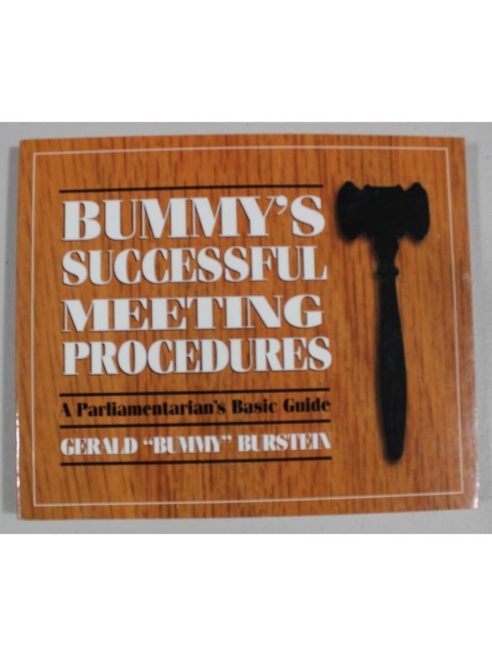Bummy's Successful Meeting Procedures: A Parliamentarian's Basic Guide